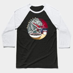 Ramen noodles loving dinosaur Baseball T-Shirt